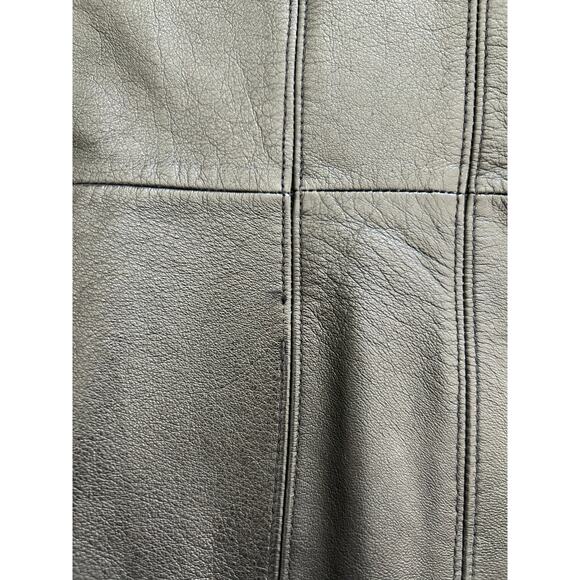 Vintage Wilsons Leather Maxima Black Zip Up Leather Moto Biker Jacket Womens M - Picture 9 of 10